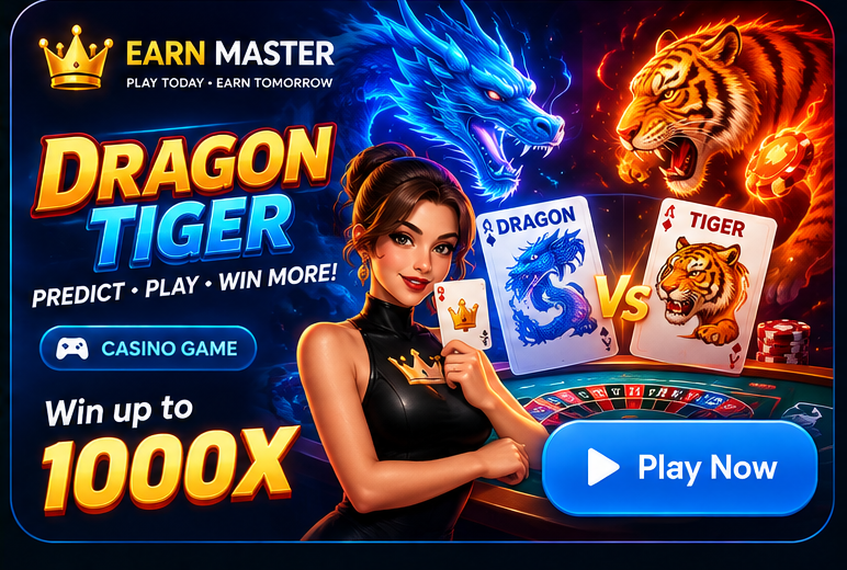DRAGON TIGER - Free Play Game on Earn Master