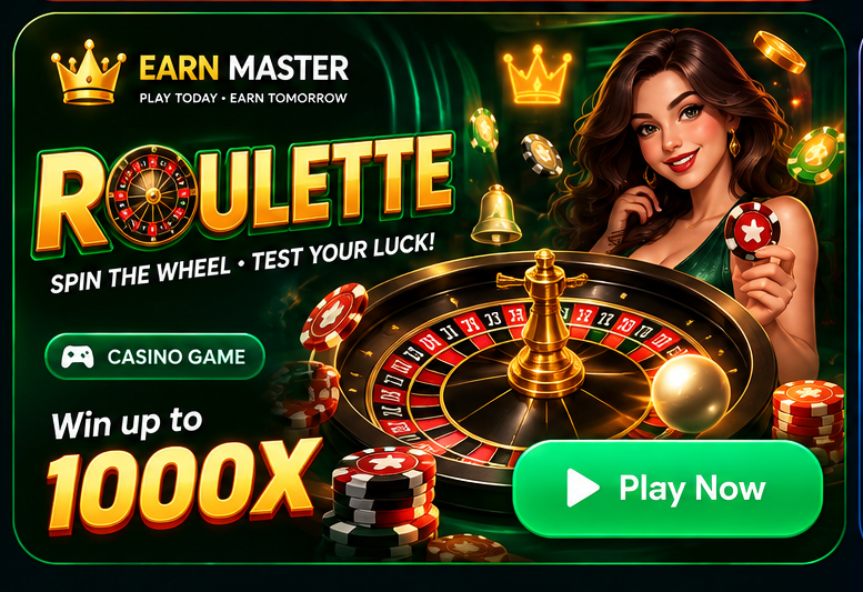 ROULETTE WHEEL - Free Play Game on Earn Master